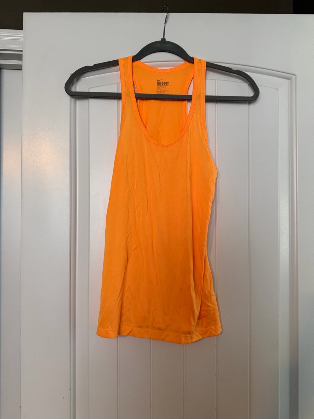 Nike Bright Orange Racerback Performance Tank